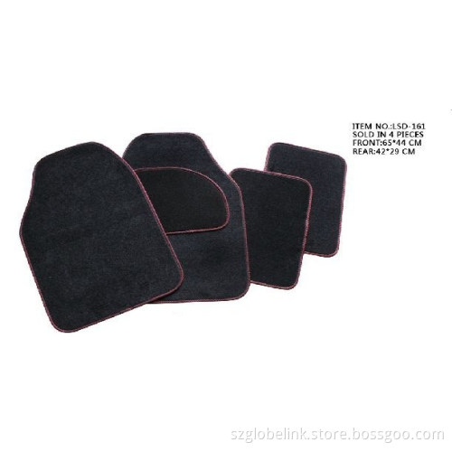 Red Color Car Mat/Carpet, Made by Terylene Yarn
